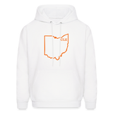 CLE Ohio Men's Hoodie - white