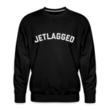 Jetlagged Men’s Premium Sweatshirt - black