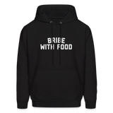 Bribe With Food Men's Hoodie - black