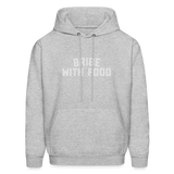 Bribe With Food Men's Hoodie - heather gray