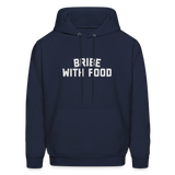 Bribe With Food Men's Hoodie - navy