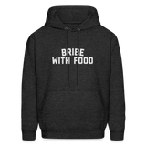 Bribe With Food Men's Hoodie - charcoal grey