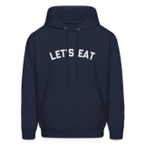 Let's Eat Men's Hoodie - navy