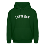 Let's Eat Men's Hoodie - forest green