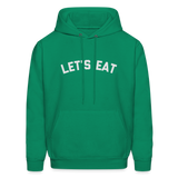 Let's Eat Men's Hoodie - kelly green