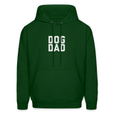 Dog Dad Men's Hoodie - forest green