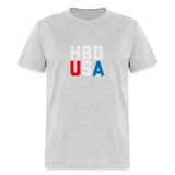 HBD USA Unisex Classic T-Shirt - heather gray