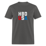 HBD USA Unisex Classic T-Shirt - charcoal