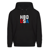 HBD USA Men's Hoodie - black