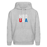 HBD USA Men's Hoodie - heather gray