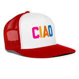 CIAO Trucker Hat - white/red