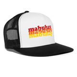 Mabuhay Trucker Hat - white/black