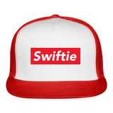 Swiftie Trucker Hat - white/red