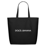 Dolce & Banana Eco-Friendly Cotton Tote - black