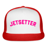 Jetsetter Trucker Hat - white/red