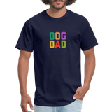 Dog Dad Unisex Classic T-Shirt - navy