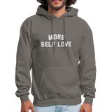 More Self Love Men's Hoodie - asphalt gray