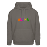 Aloha Men's Hoodie - asphalt gray