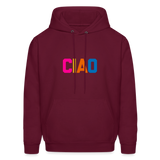 CIAO Men's Hoodie - burgundy