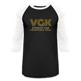 VGK All the Way Baseball T-Shirt - black/white