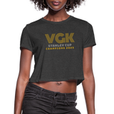 VGK Stanley Cup Champions 2023 Women's Cropped T-Shirt - deep heather