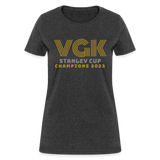 VGK Stanley Cup Champions 2023 Women's T-Shirt - heather black