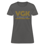 VGK Stanley Cup Champions 2023 Women's T-Shirt - charcoal