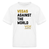 Vegas Against The World VGK Stanley Cup Champs 2023 Kids' T-Shirt - white