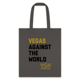 Vegas Against The World VGK Stanley Cup Champs 2023 Tote Bag - charcoal