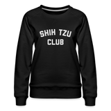 Shih Tzu Club Women’s Premium Sweatshirt - black