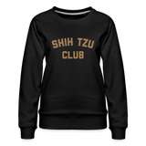 Shih Tzu Club Women’s Premium Sweatshirt - black