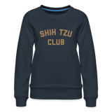 Shih Tzu Club Women’s Premium Sweatshirt - navy