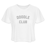 Doodle Club Women's Cropped T-Shirt - white