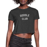 Doodle Club Women's Cropped T-Shirt - deep heather