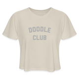 Doodle Club Women's Cropped T-Shirt - dust