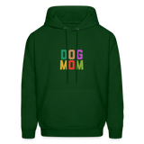 Dog Mom Men's Hoodie - forest green