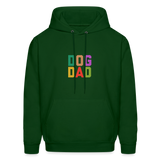 Dog Dad Men's Hoodie - forest green