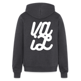 Vail Bella + Canvas Unisex Full Zip Hoodie - charcoal grey