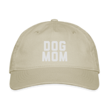 Dog Mom Organic Baseball Cap - khaki