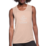 Let Whoever Think Whatever Women's Flowy Muscle Tank by Bella