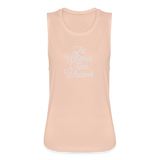 Let Whoever Think Whatever Women's Flowy Muscle Tank by Bella