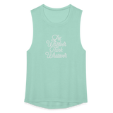 Let Whoever Think Whatever Women's Flowy Muscle Tank by Bella