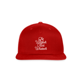 Let Whoever Think Whatever Snapback Baseball Cap - red