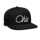 Ohio Snapback Baseball Cap - black