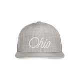 Ohio Snapback Baseball Cap - heather gray