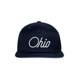 Ohio Snapback Baseball Cap - navy