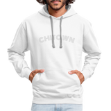 Chitown Contrast Hoodie - white/gray