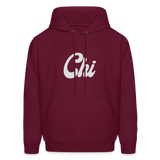 Chi Men's Hoodie - burgundy