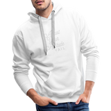 Adjust Your Altitude Men’s Premium Hoodie - white