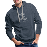 Adjust Your Altitude Men’s Premium Hoodie - heather denim